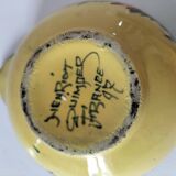 Breton bonbonnière Quimper Henriot – Hand-painted earthenware