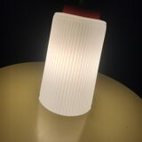 Pendant Lamp • Opaline & Perforated Metal • Jo Hammerborg • Fog & Mørup • 1960