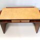 Art Deco desk in walnut, birch and beech, Brianza, Italy