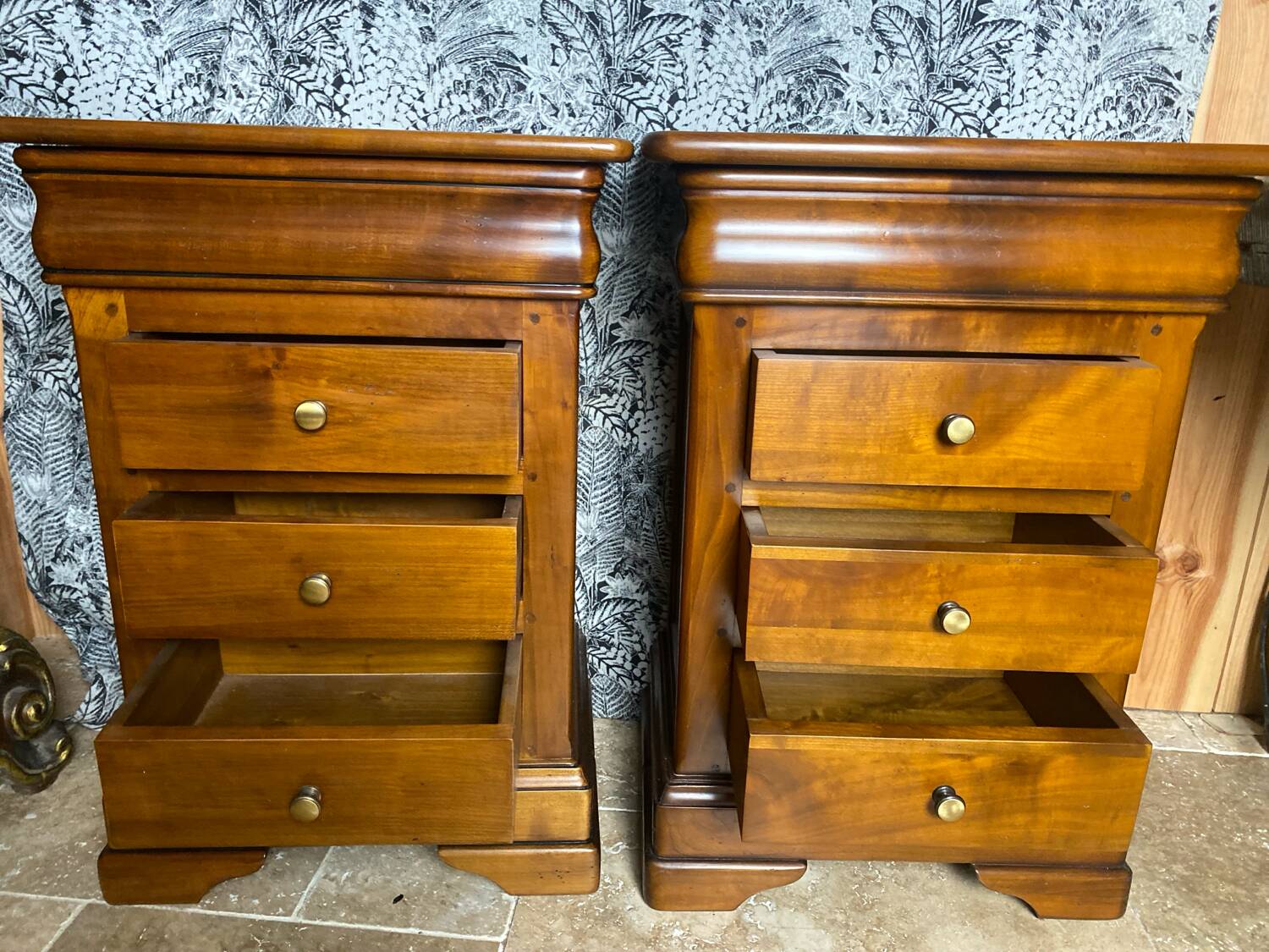 Louis Philippe bedside tables