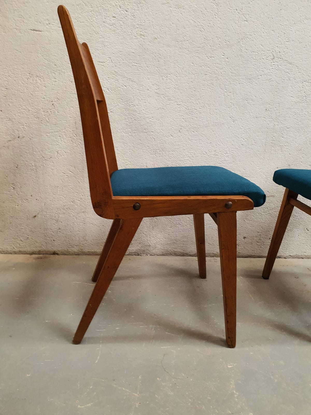 Paire de chaises scandinaves vintage années 50