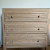 Commode en sapin patiné – 3 tiroirs