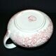 Pexonne earthenware vase/jug with a red floral rustic design