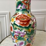 Multicolored japanese vase