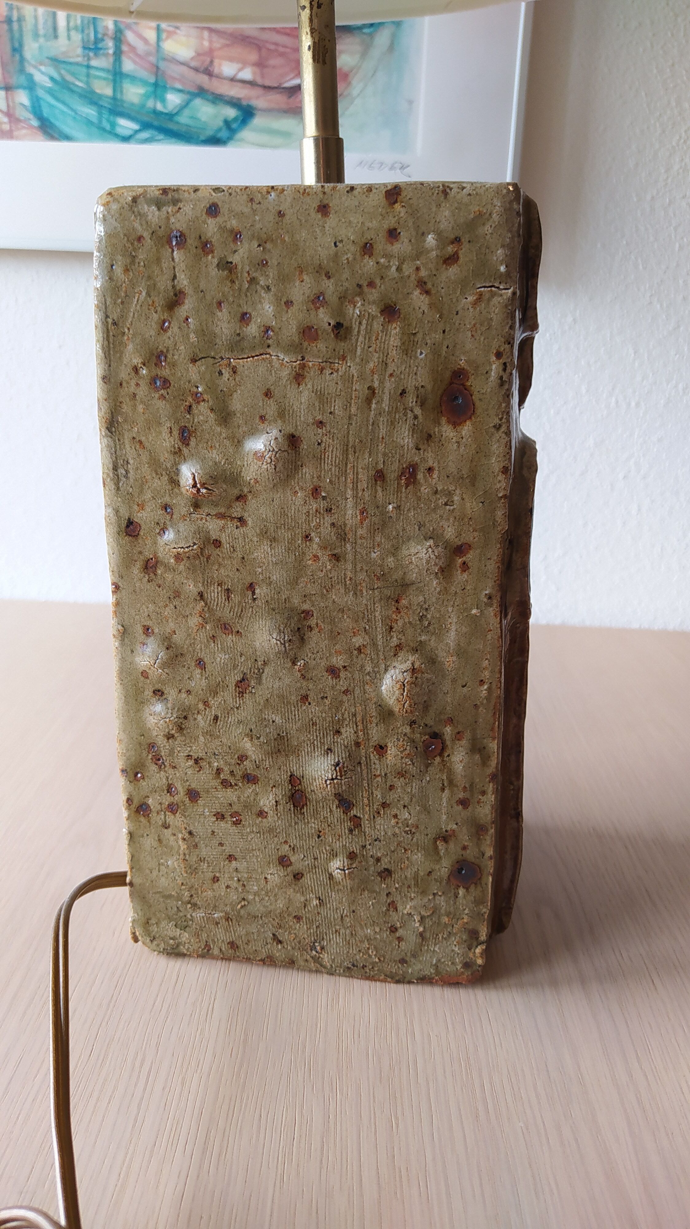 Ceramist lamp foot