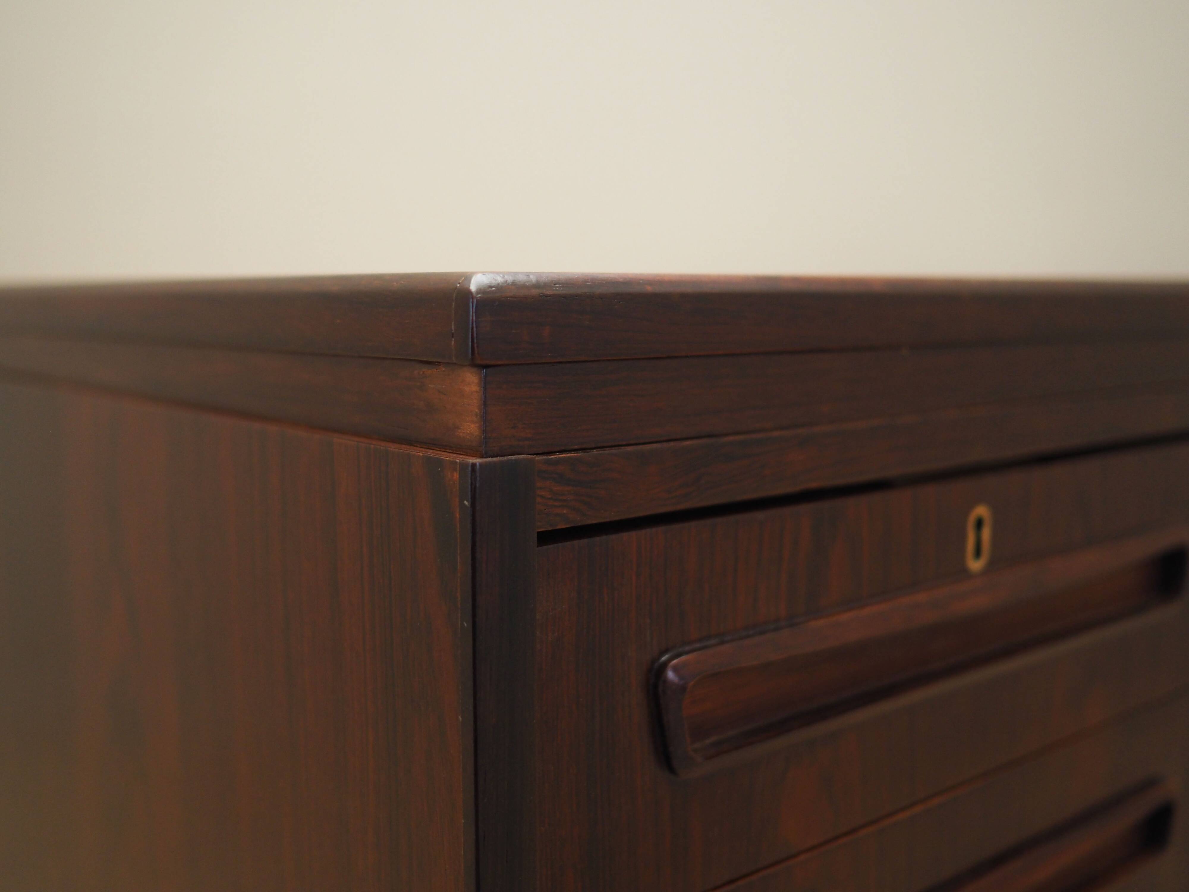 Rosewood desk, Danish design, 1960s, designer: J. Svenstrup