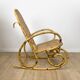 Rocking Chair rattan and canning 70's