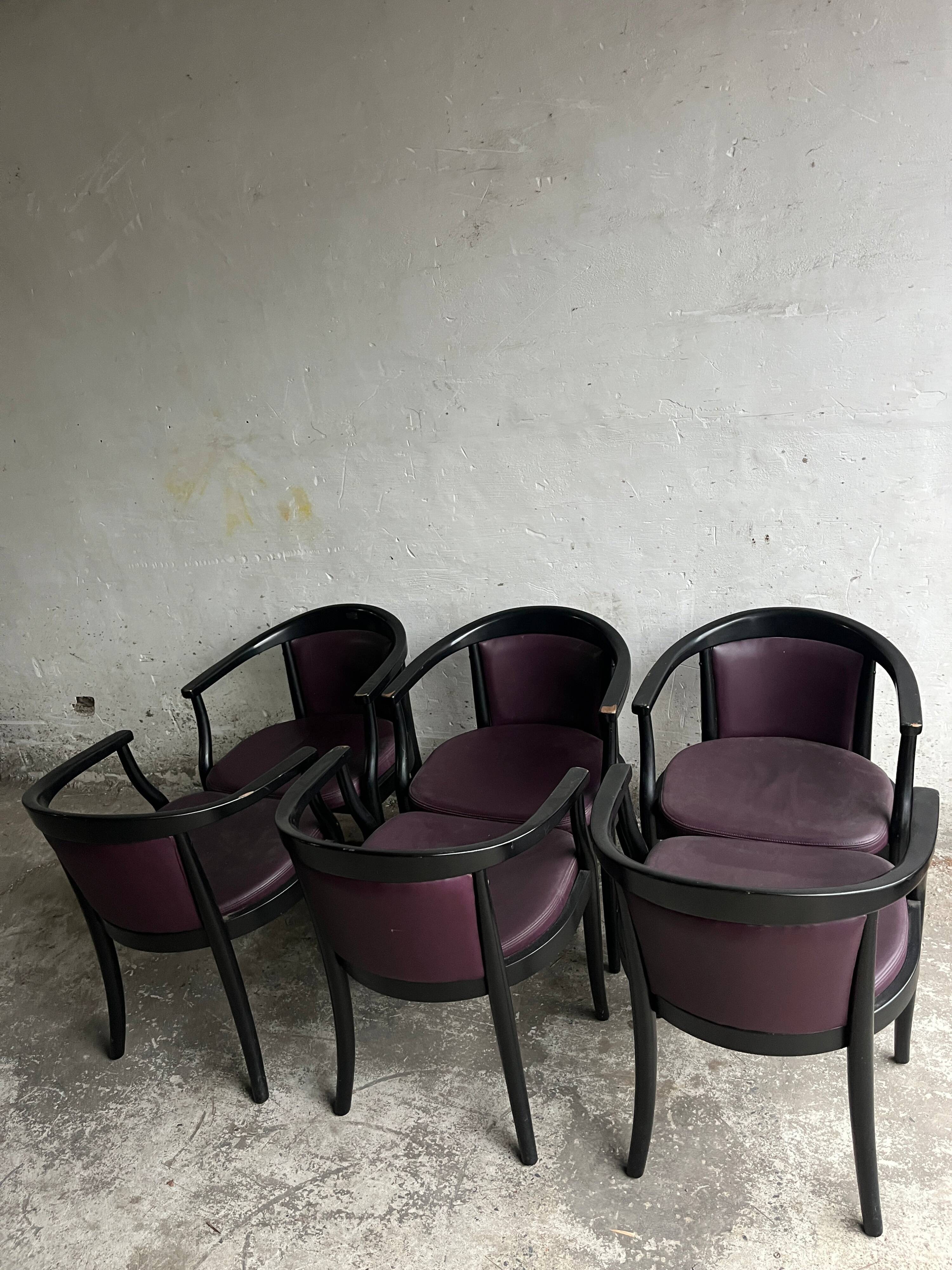 Lot de 6 fauteuils Gemla Sweden – Sabena Aviation