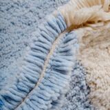 Authentic handmade natural wool Atlas rug size 1.4/2.6 m