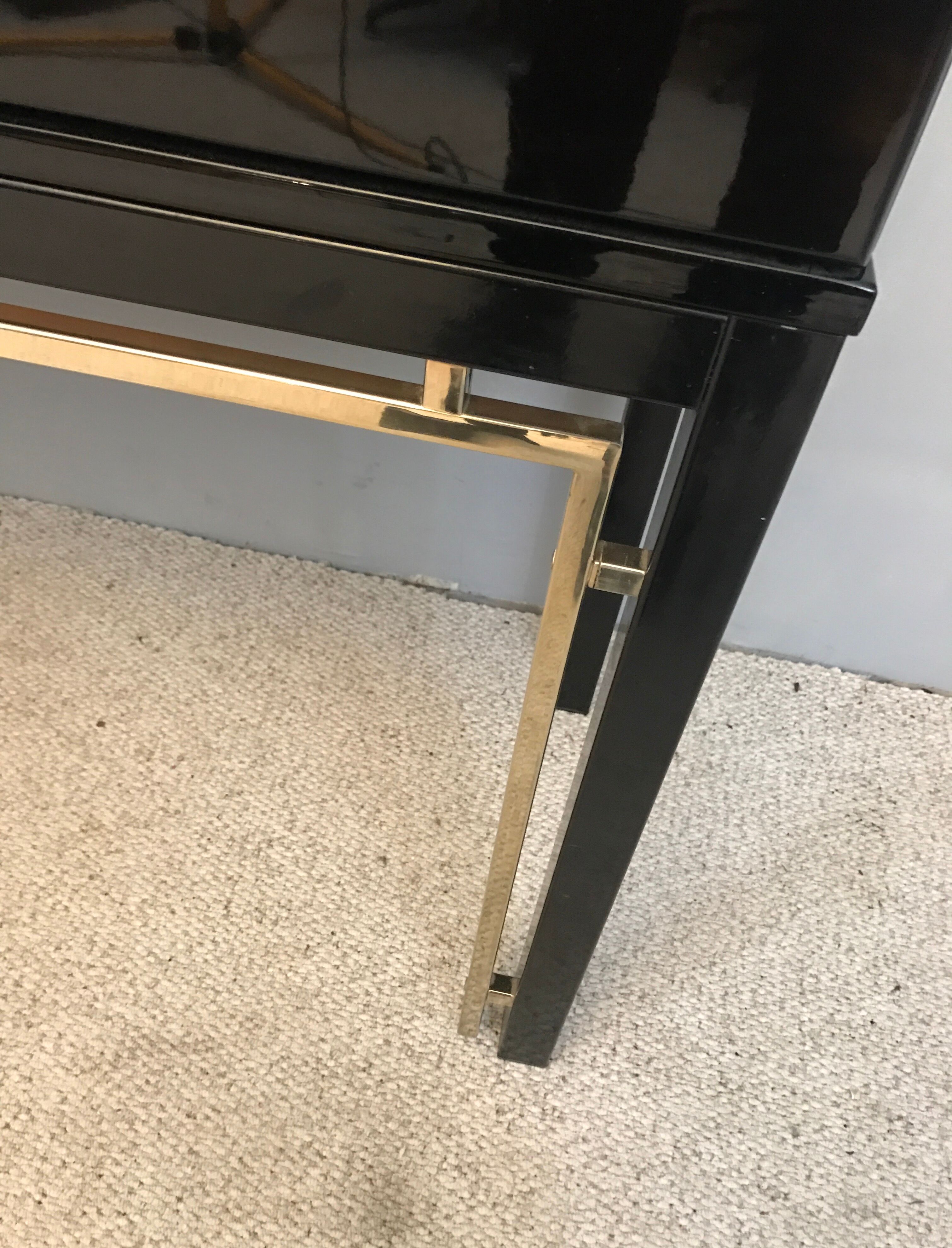 Console lacquered wood 1970