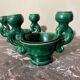 Pair of ceramic candlesticks