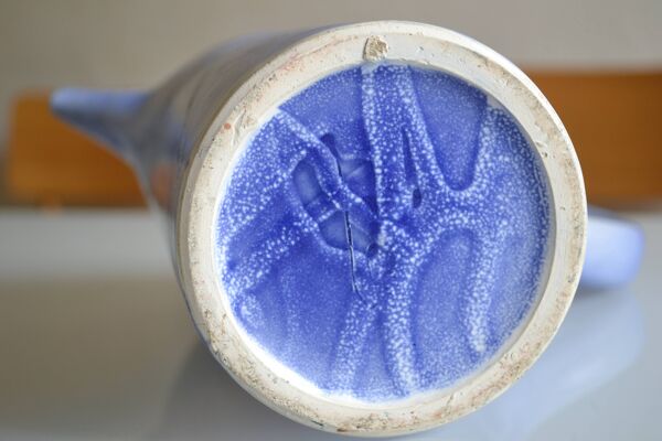 Pichet vase céramique signée