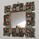 Miroir Les Cyclades par Roland Zobel, 30cmx30cm