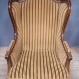 Large Louis XVI style wing chair