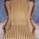 Large Louis XVI style wing chair