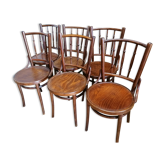 6 Chaises bistrot