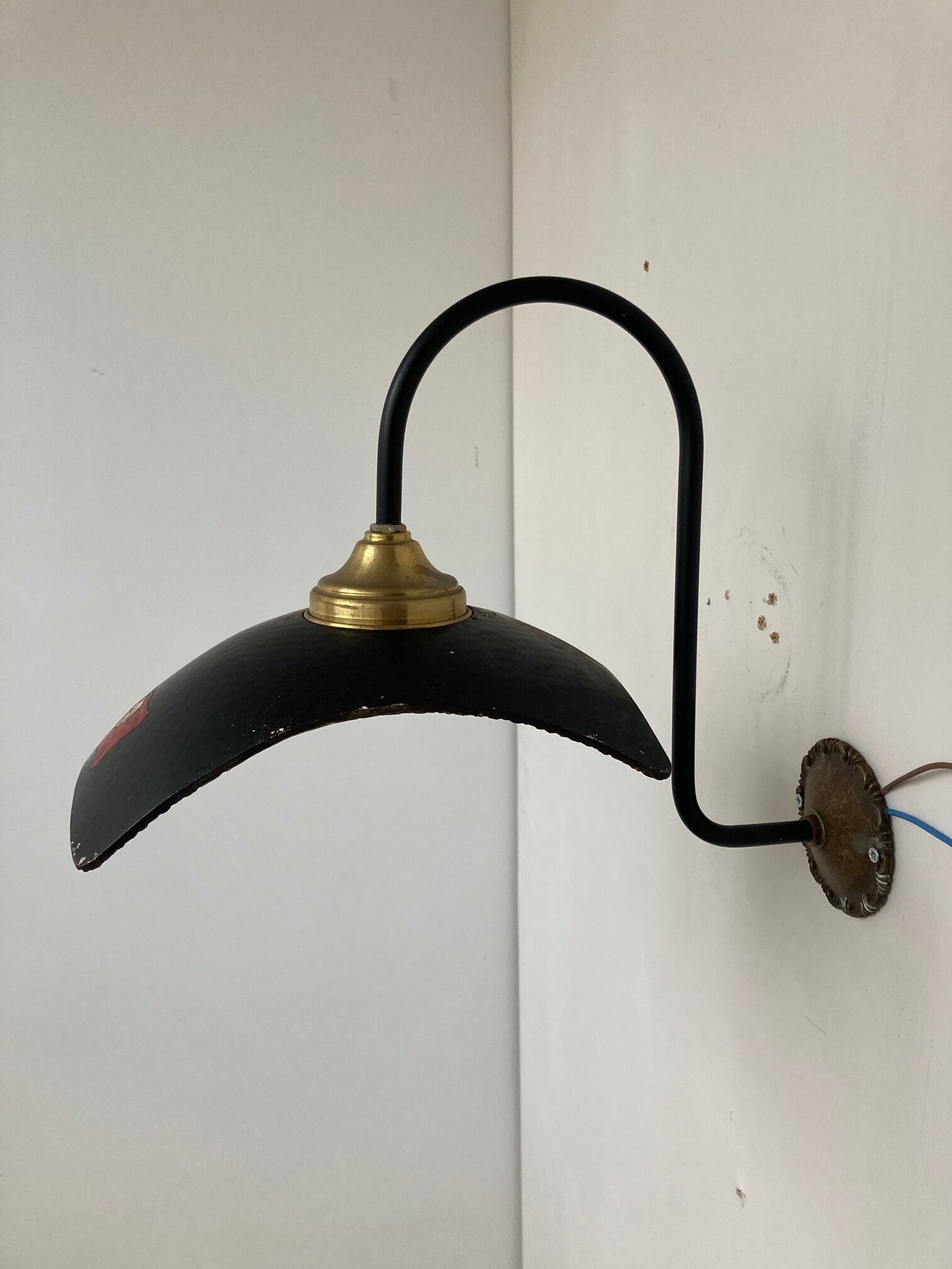 Run of antique English mercury glass wall light