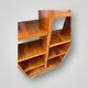 Pair of Art Deco style bookshelves in rosewood veneer - é