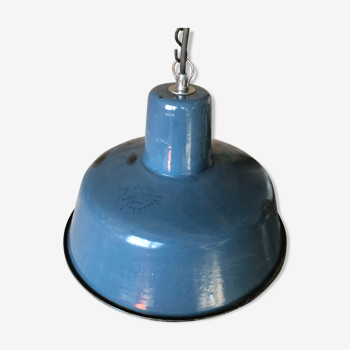 Vintage industrial factory ceiling lamp from Wikasy A23, 1960s