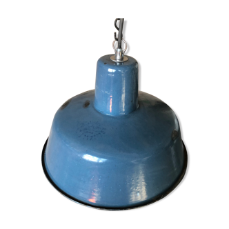 Vintage industrial factory ceiling lamp from Wikasy A23, 1960s