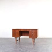 Mid-Century Modern Danish Teak Executive Desk, 1960s