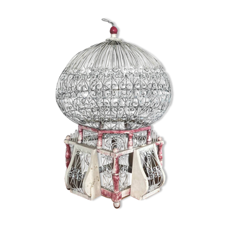 19th century handcrafted cage for small birds