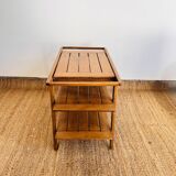 Scandinavian wooden serving trolley by René-Jean CAILLETTE