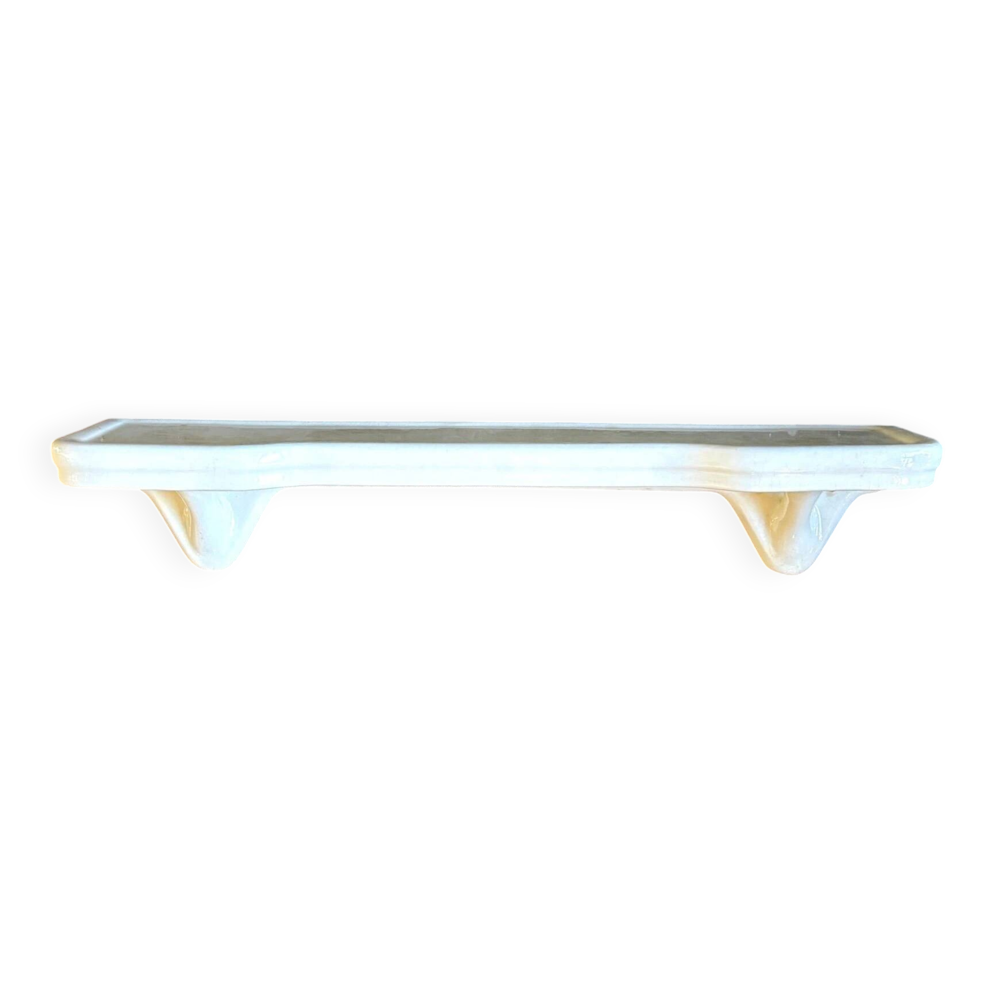 White earthenware wall shelf no. 4