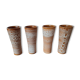 Lot de 4 vases en grès vintage