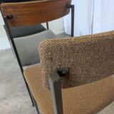 Set of 4 - Mix & Match Vintage Industrial Dining Chairs - 1970s Stol Kamnik