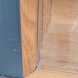 60's glass wall shelf