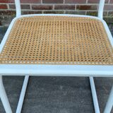 Set of 4 Cesca b32 model chairs in white