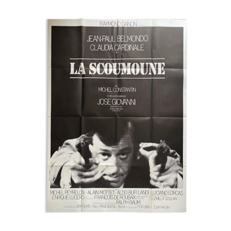 Original cinema poster "La Scoumoune" Jean-Paul Belmondo 120x160cm 1972