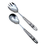 Christian Dior salad servers with 925 sterling silver handles, Italy
