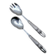 Christian Dior salad servers with 925 sterling silver handles, Italy