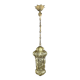 19th Century Murano Glass and Metal Lantern Pendant Light