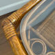 Vintage bamboo and rattan table
