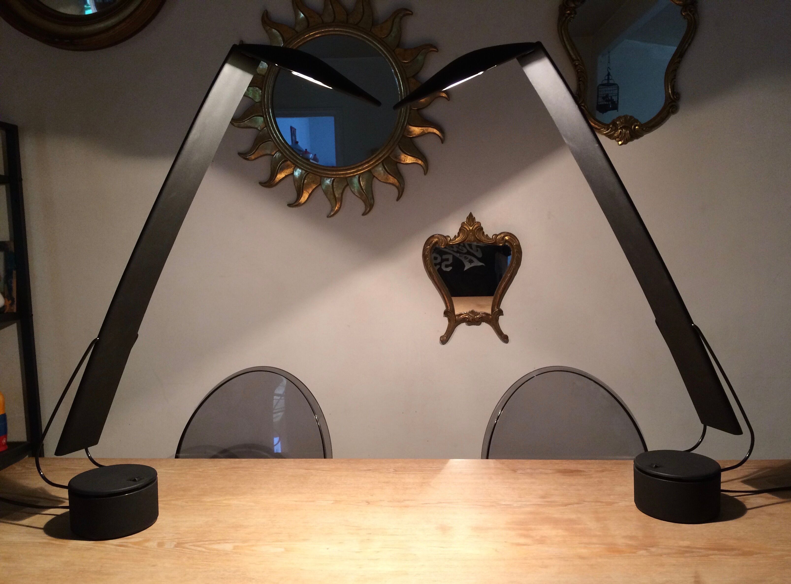 Office lamp Dove design Mario Barbaglia - Marco Colombo italianaluce vintage 80