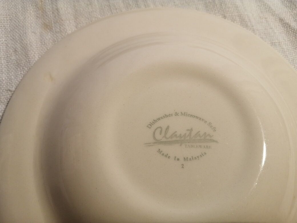 cups and saucers porcelain Claytan Malaysia pink pink