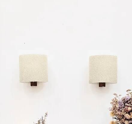 Pair of Scandinavian wall lights