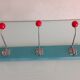 Blue and Red Hook three-headed / vintage 50-60 years
