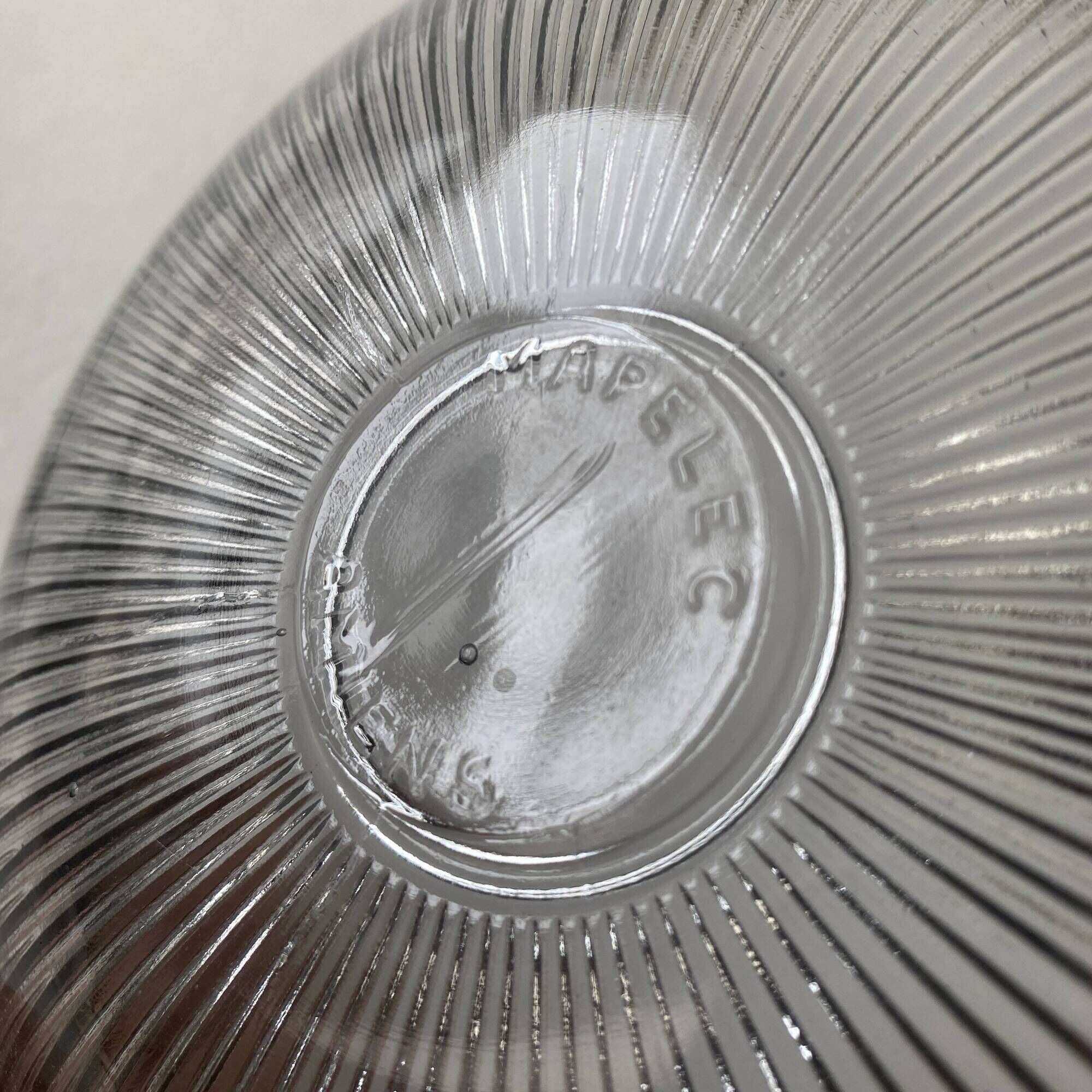 Pair of old “mapelec amiens” industrial wall lights