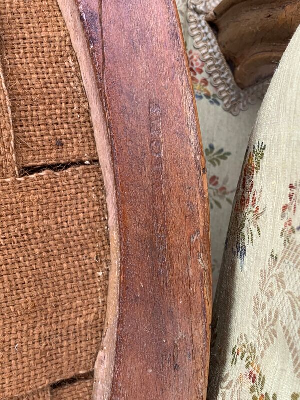 Série de quatre chaises estampillée d’époque louis XVI