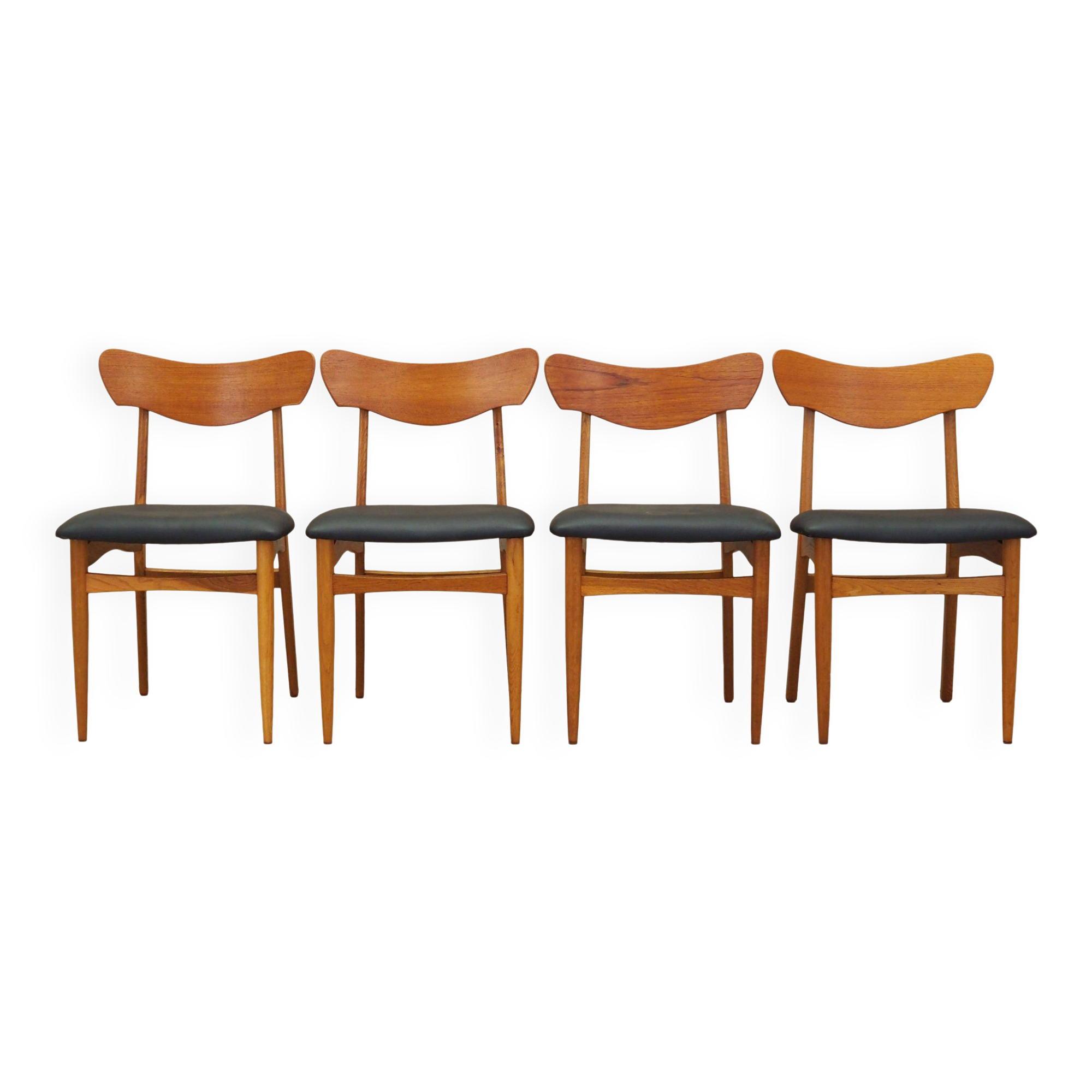 Set of four chairs, Danish design, 1970s, production: Denmark