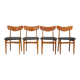 Set of four chairs, Danish design, 1970s, production: Denmark