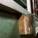 Lacquered wood store display bookcase