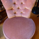 Toad padded velvet armchair