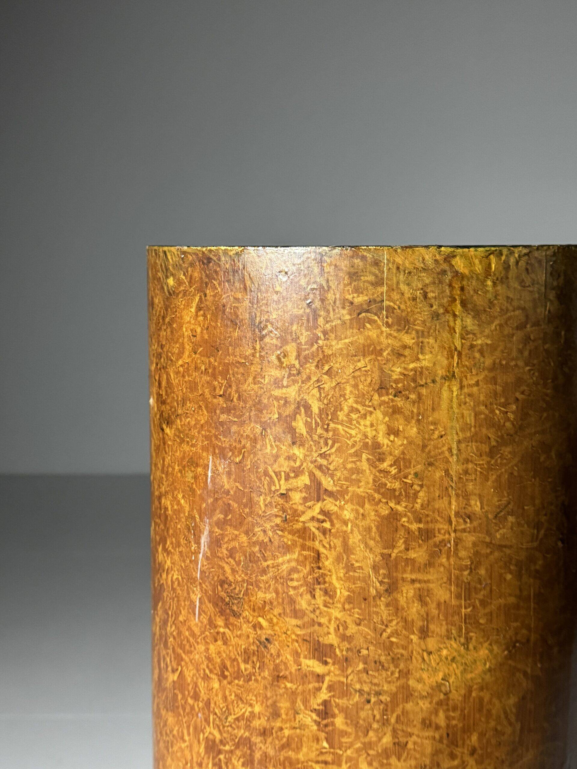 Faux bois column 19th century