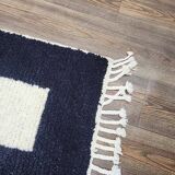 Moroccan pure wool Berber rug size 100 x 200 cm