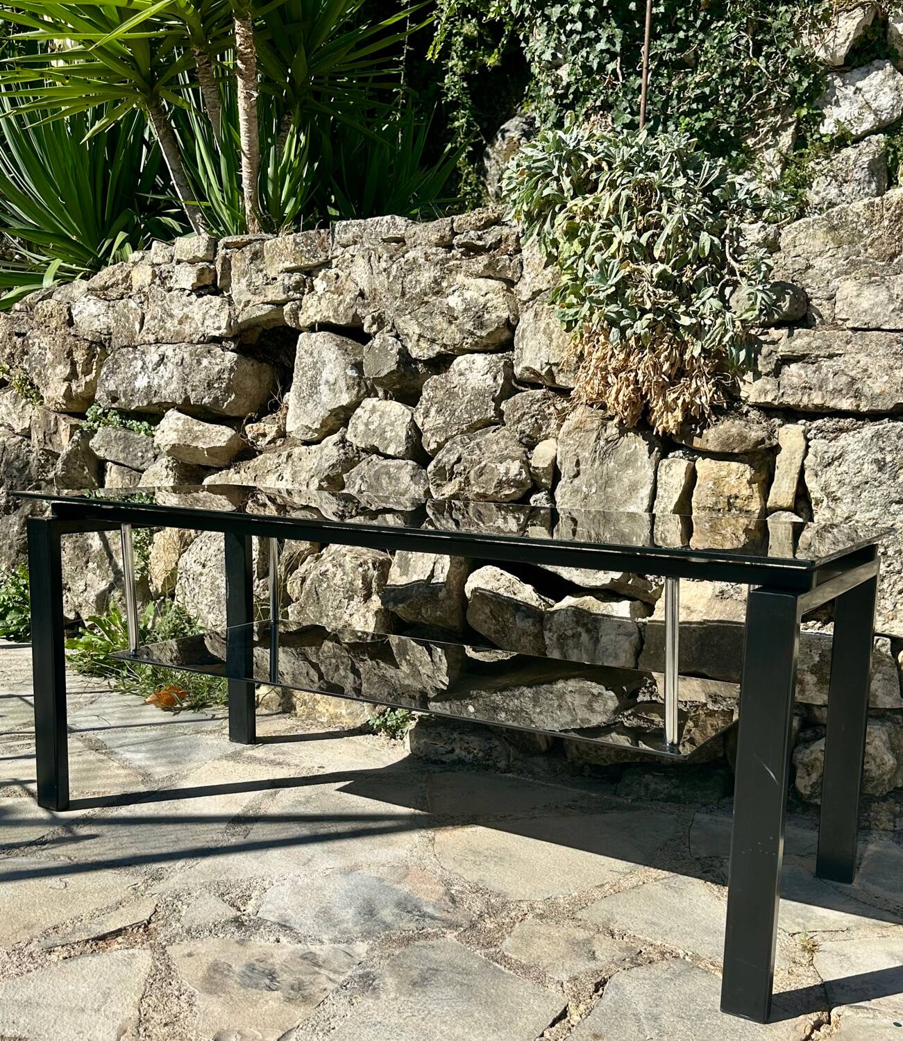 Black designer coffee table